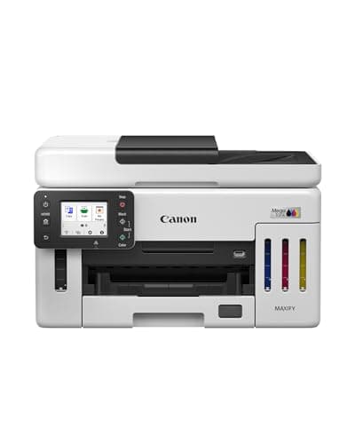 Image of Canon MAXIFY GX6150 Compact Office Printer - Colour Printers & Scanners All-in-One Wireless | MegaTank Inkjet Printer, Copier, Scanner | Wi-Fi, Ethernet & USB Connectivity