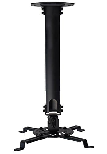 Image of VIVO Universal Extending Ceiling Projector Mount, Height Adjustable Projection, Black, MOUNT-VP02B