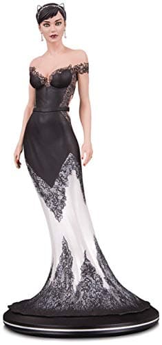Image of DC COVER GIRLS CATWOMAN WEDDING DRESS STATUE BY J JONES, multicolor