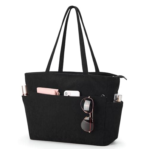 Image of KALIDI Large Handbags for Women With Zipper Clousure, Tote Bag with Multiple Pockets, Bags for Women For Work, College, Shopping or Travel, Ideal Gifts for Women