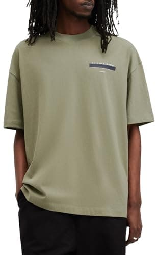 Image of AllSaints Men's Graphic T-Shirt, Eden Green, Large