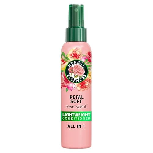 Image of Herbal Essences Rose Scent Petal Soft Lighweight Conditioner All in One 145ml Detangles, Nourishes, Tames Frizz, Repairs, Heat Protects, Adds Shine & Lasting Scent