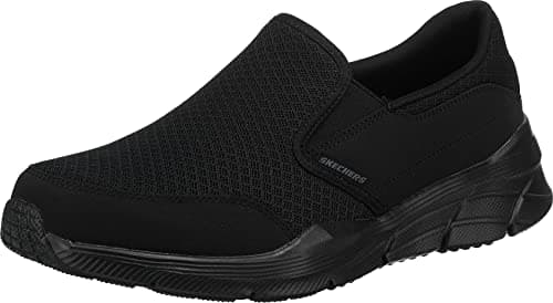 Image of Skechers EQUALIZER 4.0, Men's EQUALIZER 4.0, Black (Black Mesh/Pu/Black Trim Bbk), 10 UK (45 EU)