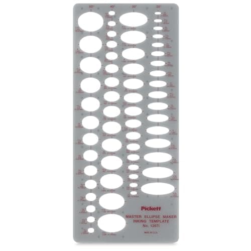 Image of Pickett Master Ellipse Template (1267I)