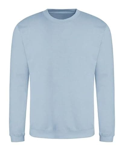 Image of Star and Stripes LARGE SKY BLUE crew neck cotton sweatshirts durable jumpers unisex fitting