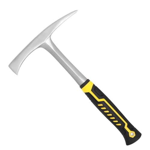 Image of Welding Chipping Hammer 14oz Welding Hammer Non Slip Ergonomic Handle,Heavy Duty Welders Hammers Chisel Tool,Welder Hand Tools for Metal Cleaning Workshop DIY Projects