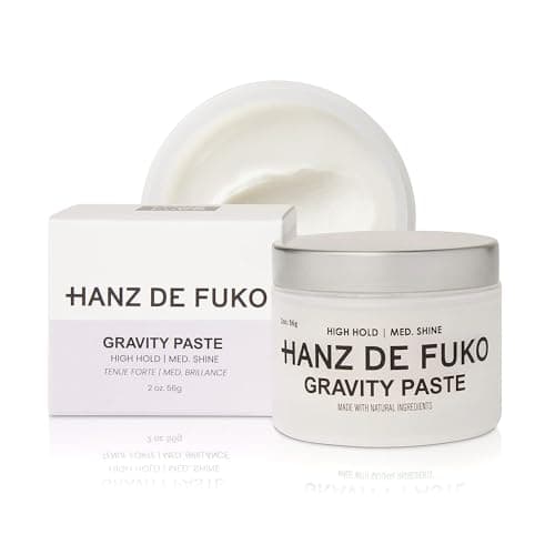 Image of Hanz de Fuko Gravity Paste – Premium Men’s Hair Styling Pomade – High Hold, Medium Shine Finish – Certified Organic Ingredients - 56g