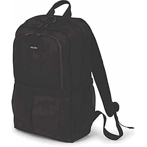Image of Dicota Backpack Eco Scale - Notebook Carrying Backpack - 15" - 17.3" - Black, Transparent, One Size, D31696