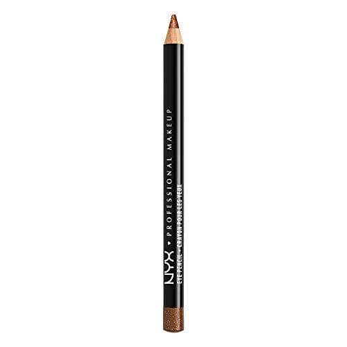 Image of NYX Professional Makeup Slim Eye Pencil, Creamy Long-Wearing Eyeliner with Bleed-Resistant Formula, Precise Sharpenable Tip for Defined Eye Looks, Shade: 932 Bronze Shimmer