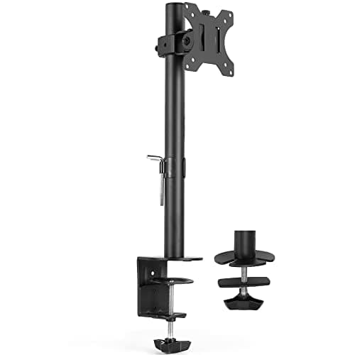 Image of Vivo Single Monitor Adjustable Tilt Desk Mount Stand for 1 LCD Screen up to 32 inches STAND-V001C