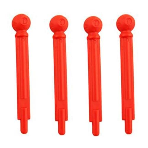Image of Imaginext Replacement Parts for Fisher-Price Shark Bite Pirate Ship Boat Playset DHH61- Replacement 4 Red Projectiles