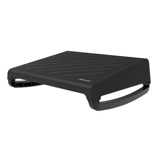 Image of Fellowes Ergonomic Foot Rest - Breyta™ Adjustable Under Desk Foot Rest Stool for Office & Home - 100% Recyclable - 5 Year Warranty - Black