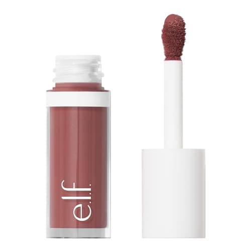 Image of e.l.f. Camo Liquid Blush, Long-Lasting Liquid Blush For High-Pigment Colour, Creates A Soft, Dewy Finish, Vegan & Cruelty-Free, Suave Mauve