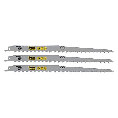 Image of 3 x SabreCut SCRS1617K_3 300mm 3 TPI S1617K Very Fast Wood Cutting Reciprocating Sabre Saw Blades