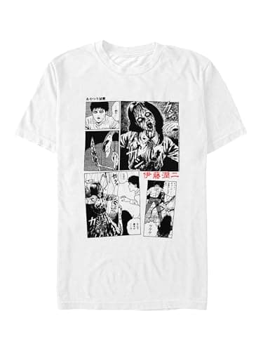 Image of Junji Ito - Comic Strip White - T-Shirt, White, S