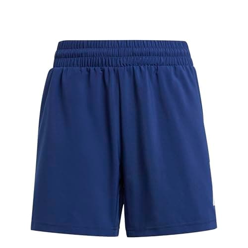 Image of adidas Boy's Boys Club Tennis 3-Stripes Shorts, Dark Blue, 5-6 Years