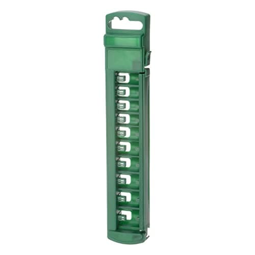 Image of sourcing map Socket Organizer Box 1/4" Drive 10 Slots Portable ABS Plastic Socket Clip Rail Holder for Metric & SAE Shallow Sockets