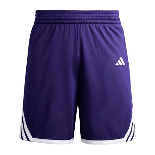 Image of adidas Unisex Kids Y Everyday PRO Bball Short, Team Colleg Purple, 7-8 Years