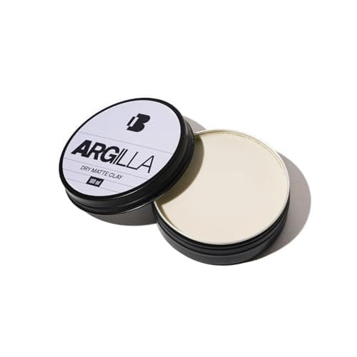 Image of IL BARBIERE Matte Hair Clay Men Strong Hold 100ml ARGILLA - Travel Hair Styling Wax, A Pliable Long Lasting Firm Hold With a Natural Dry Matte Look Finish - Light Lemon & Melon Scent