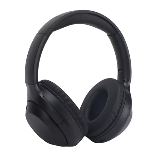 Image of MENDUNER Wireless Headphones Over Ear, Bluetooth 5.3 Deep Bass Stereo Gym Headphones, Foldable Headphones Support 3.5mm, Long Playtime Comfortable Earpad for Home Office Travel (BLACK)