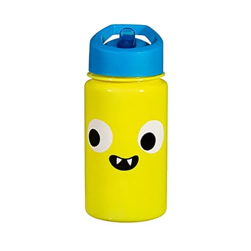 Image of Sass & Belle Monster Bottle – 400ml Reusable BPA-Free with Foldable Straw, Fun Googly Eyes Design, Lightweight & Durable Boys or Girls Kids Water bottle for School & Travel