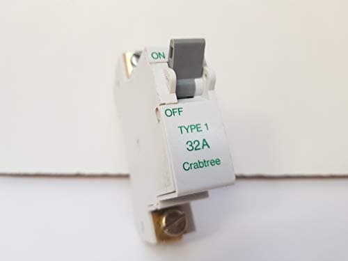 Image of Crabtree SB6000 32A type 1 sp mcb, 610/32