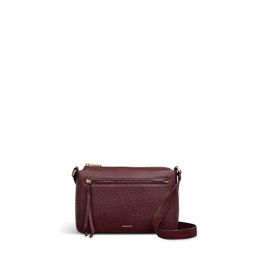 Image of RADLEY London Fountain Park Women's Leather Small Ziptop Cross Body, Merlot