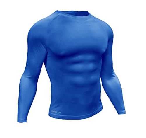Image of Precision Unisex's Essential Base Layer Long Sleeve Shirt, Royal, X-Small