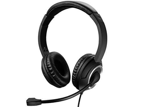 Image of Sandberg USB Chat Headset | Wired Headset with Microphone | Lightweight, Over Ear Office | Headphones with Padded Headband | Volume Control | USB Headset for Laptop and PC | 20 Hz to 20 kHz