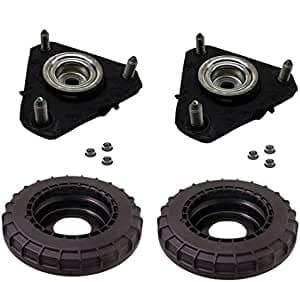 Image of The Urban Company Front Suspension Pair Strut Top Mounts & Bearings Compatible/Replacement For Honda Civic 2005-2011