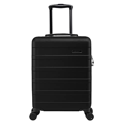 Image of Cabin Max Anode 55x40x20 Cabin Suitcase, Built in Lock, Lightweight Carry On, 8 Wheels, Wet Pocket, Suitable for Ryanair, Easyjet, Paid Hand Luggage Carry-Ons (55 x 40 x 20 cm 40l)