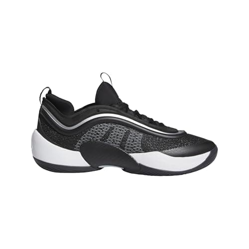Image of adidas Unisex-Adult D.o.n. Issue 5 Basketball Sneaker, White/Black/Matte Silver, 9.5 Women/8.5 Men