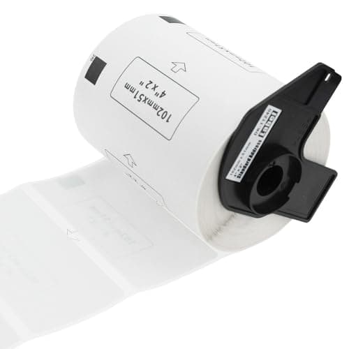 Image of Compatible DK-11240 102mm x 51mm White Thermal Standard Address Labels Compatible with Brother QL-500 550 570 700 710W 720NW 800 810W 820NWB 1050 1100 1110NWB Printers