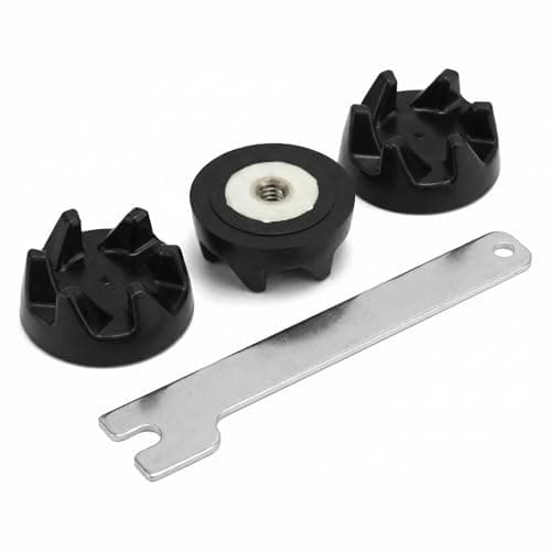 Image of QWORK® 3 Pack Blender Coupler for KitchenAid 9704230, Replacement Blender Rubber Coupler Gear Clutch with Spanner, Compatible with KitchenAid KSB52, KSB5, 5KSB52 and 5KSB5