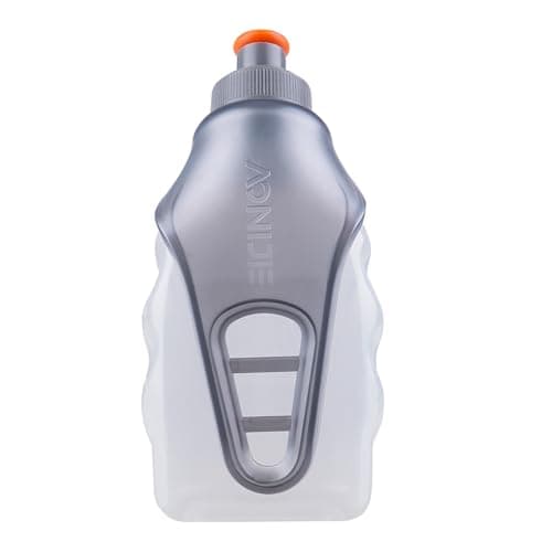 Image of Azarxis BPA Free Water Bottles Flask Leakproof for Running Hydration Belt Waist Packs for Triathlon Marathon Hiking Cycling Climbing Runner (250ml/8.5oz - with Clip-on Design)