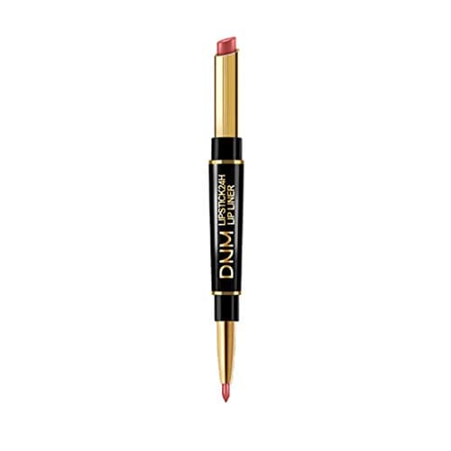 Image of Lip Liner & Lipstick Set, Long Lasting 2-in-1 Double-Ended Lipliner Pencil for Shaping & Colouring Lips, Waterproof Double Head Lip Kit (12 Colours) (07)