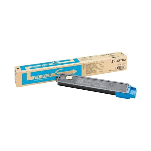 Image of Kyocera Toner Cartridge TK-8325 C - CYAN - 12.000 Pages High Capacity Genuine Premium Printer Toner - 1T02NPCNL0 - T02NPCNL - for TASKalfa 2551ci