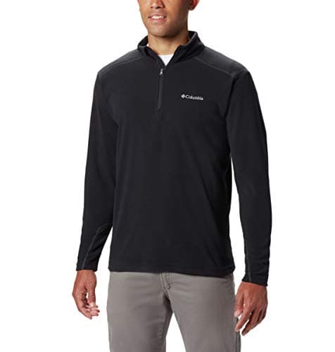 Image of Columbia Mens Klamath Range 2 Half Zip Fleece Pull Over, Black, M EU