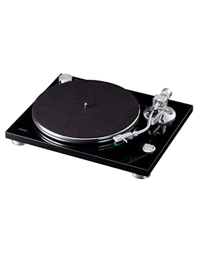 Image of Teac TN-3B Belt Drive Turntable (MM Phono EQ Amplifier Integrated, Digital USB Output, SAEC Tonearm, 33 & 45 RPM Speed), Black