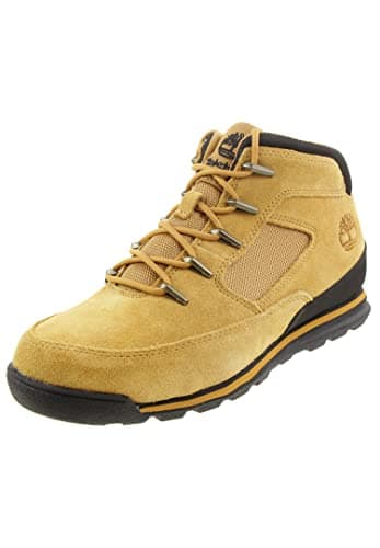 Image of Timberland Men's Euro Rock Mid Hiker Suede Boots, Wheat, 11.5 UK