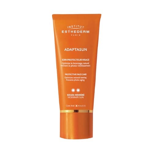 Image of Institut Esthederm Adaptasun Sun Cream, Moderate Sun Protection Face Moisturiser 50ml
