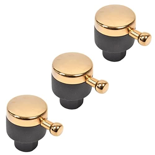Image of Spares2go Control Knob Compatible with Rangemaster 90 110 Classic Oven Cooker (Pack of 3 Knobs, Gold)