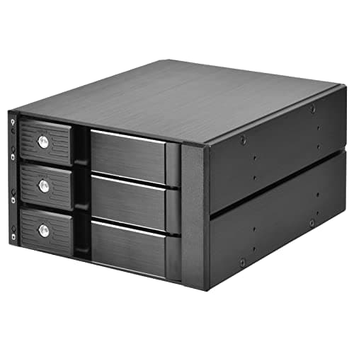 Image of Silverstone FS303-12G Two 5.25" Bay to Three 3.5" SAS-12G / SATA 6Gbit/s trayless hot-swap cage, SST-FS303B-12G