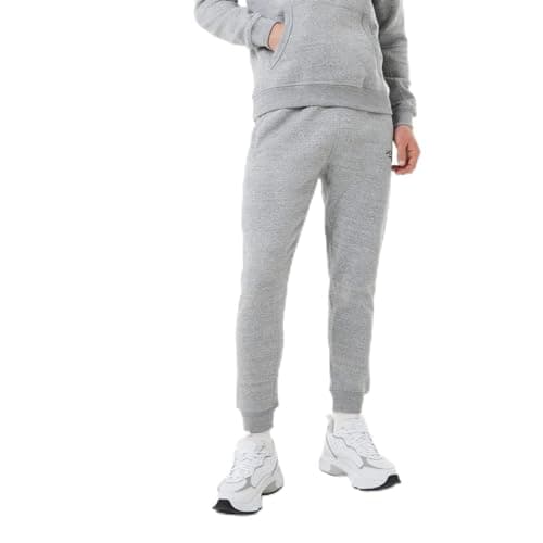 Image of Jack Wills Mens Haydor Graphic Joggers Grey Marl 4XL