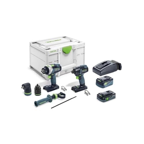 Image of Festool Screwdriver and Drill bit Set TID 18 5,0/4,0-Set TPC 18/4