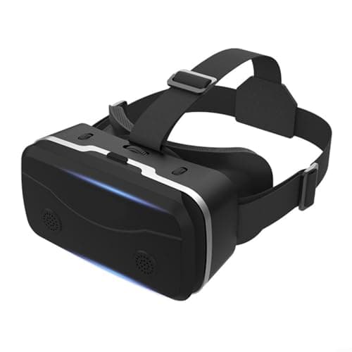 Image of Snowchecking VR Headset,with Controller,for 47-7 Inch Smartphones, 110° FOV Anti-Blue Light HD Lenses, Adjustable IPD Virtual Reality Glasses(Whtie)