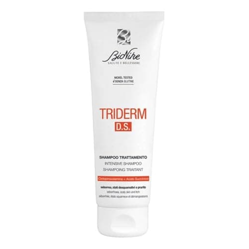 Image of BioNike Triderm D.S. Seborrheic Dermatitis Treatment Shampoo for Seborrheic Dermatitis and Soothing Action, Relieves Itching, Irritation and Flaking, 125 ml