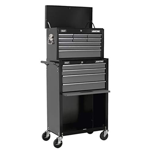 Image of Sealey Ap2513B Topchest & Rollcab Combi 13 Drawer Ball Bearing Runner Black/Grey