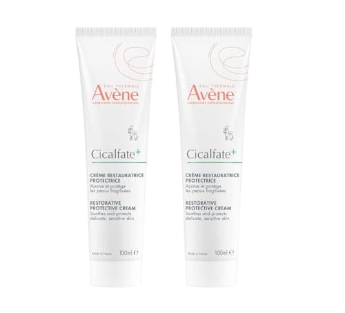 Image of Avène Cicalfate+ Restorative Protective Cream 100ml, Barrier Repair for Very Sensitive Skin, Post Procedure Care, Damaged Skin, Skin Restorative (Pack of 2)