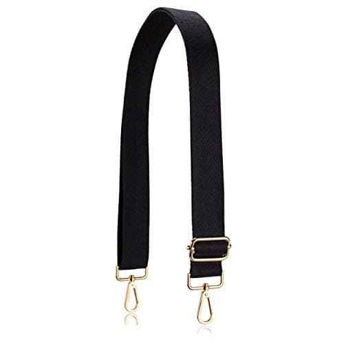 Image of Allzedream Crossbody Bag Strap Soft Adjustable Replacement Purse Straps, Black, M, Stylish